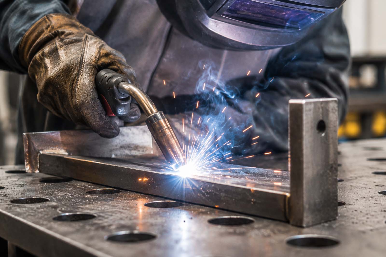 Soudeur au travail — portrait métier